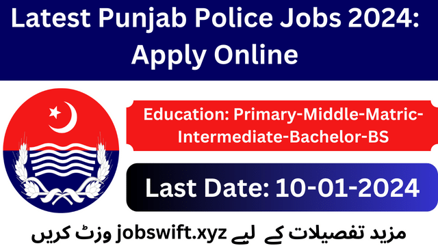 Punjab Police Jobs 2024: Apply Online
