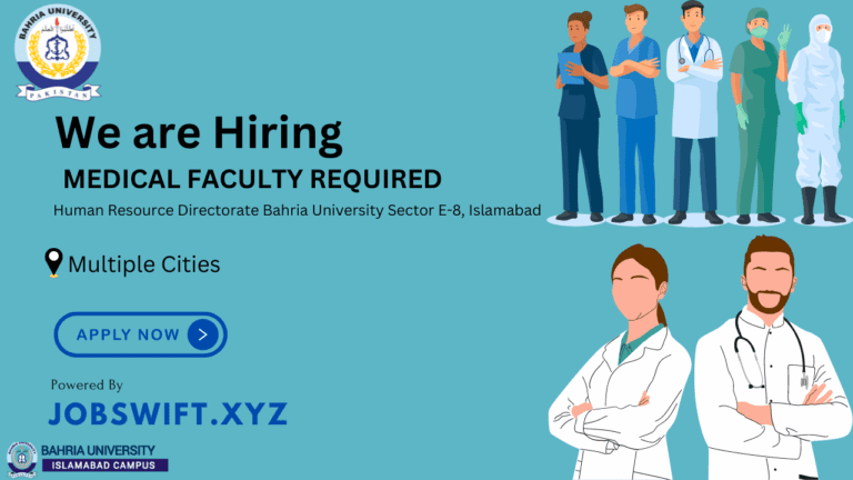 Job Opportunity at Bahria University Health Sciences Campus, Naval Anchorage, Islamabad