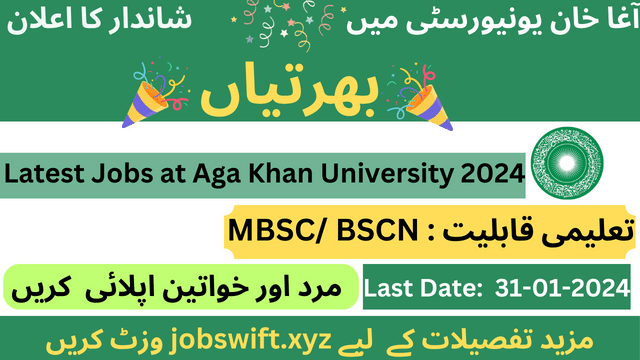 Aga khan University AKU Latest Jobs 2024: Apply Now