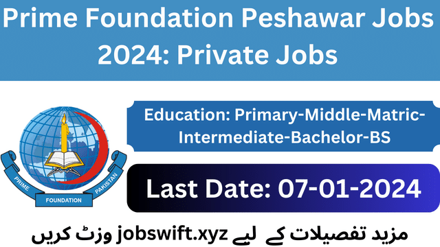 Prime Foundation Peshawar Jobs 2024: Private Jobs
