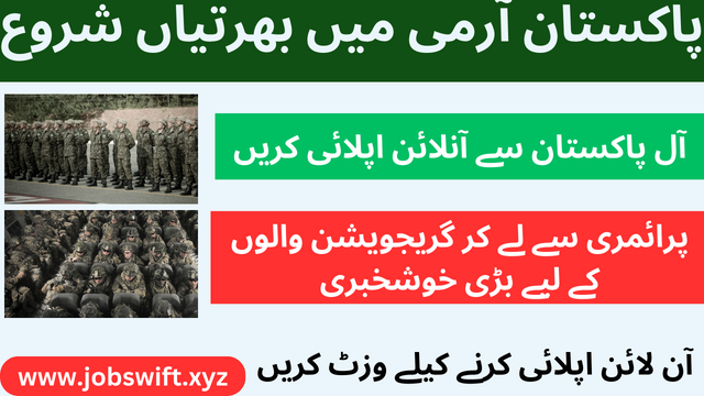Jobs in Pakistan Army For Male: Apply Now