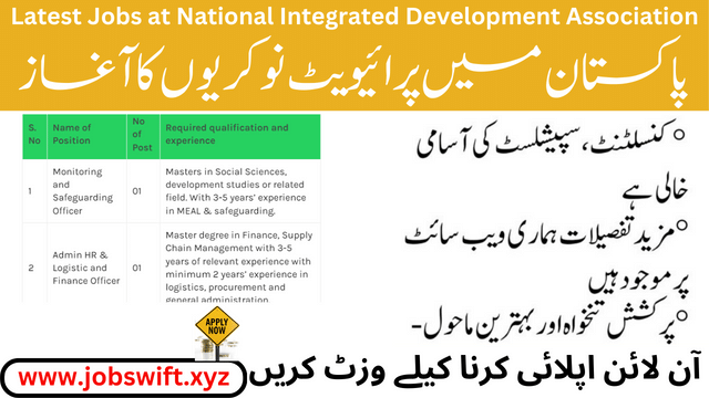 Latest NGO Job In Pakistan: Apply Now